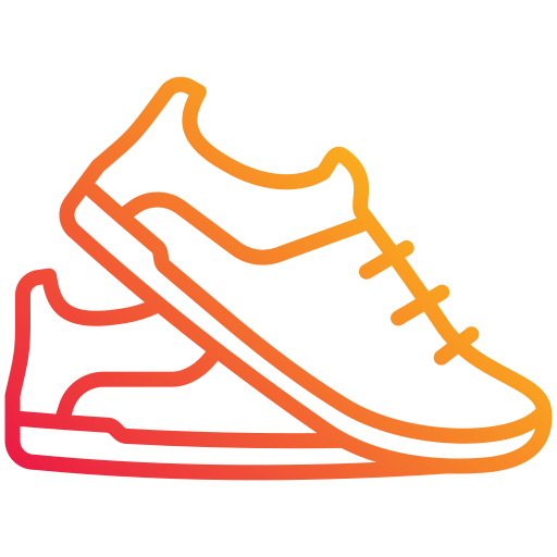 scarpe da corsa Generic gradient outline icona