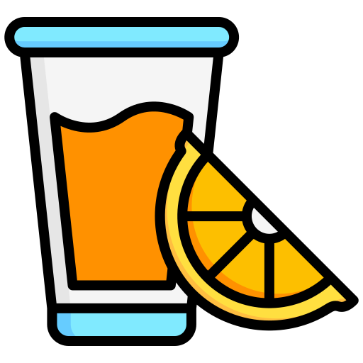 zumo de naranja Generic color lineal-color icono