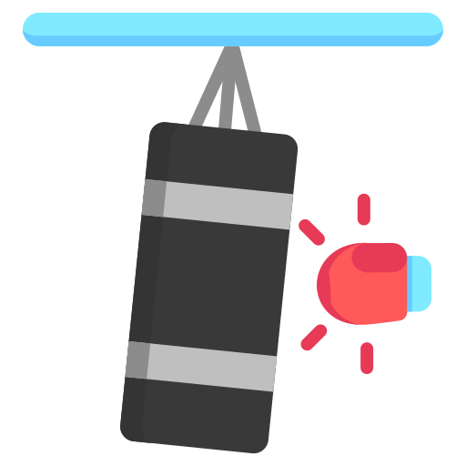 Boxing bag Generic color fill icon