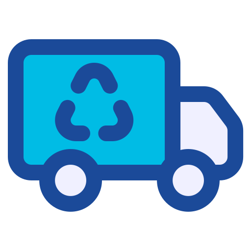 recycling vrachtwagen Generic color lineal-color icoon