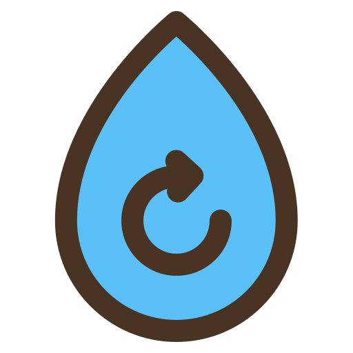 물 재사용 Generic color lineal-color icon