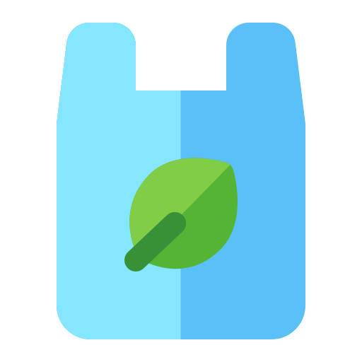 Plastic bag Generic color fill icon