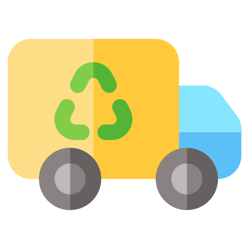 Recycling truck Generic color fill icon