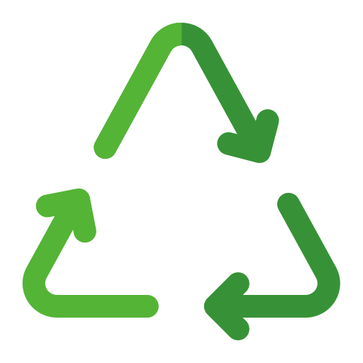símbolo de reciclaje Generic color fill icono