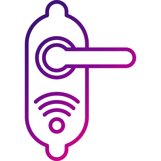 deurknop Generic gradient outline icoon