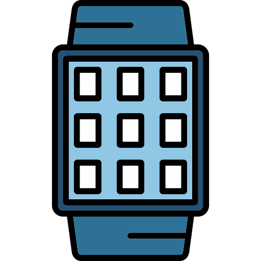 Smartwatch Generic color lineal-color icon