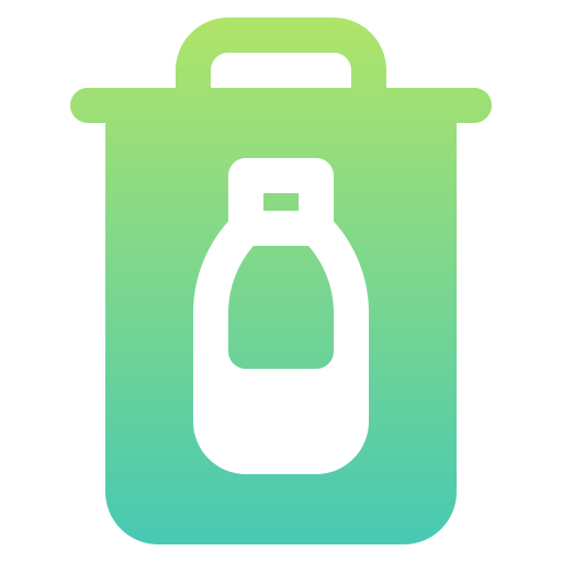botella de plástico Generic gradient fill icono