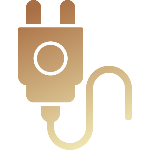 Power plug Generic gradient fill icon