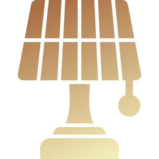 lampka biurkowa Generic gradient fill ikona