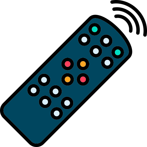 リモコン Generic color lineal-color icon