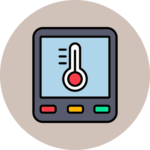 control de temperatura Generic color lineal-color icono