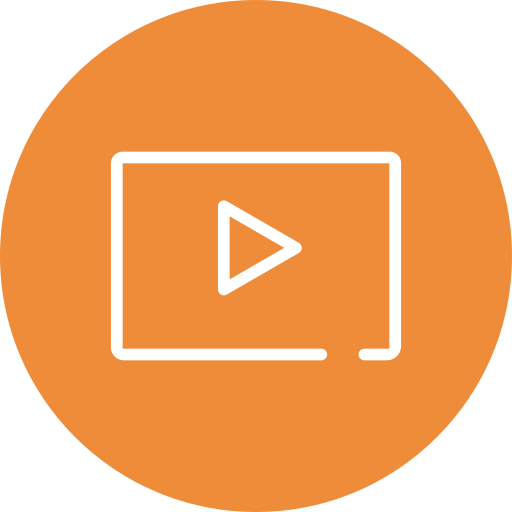 Video Generic color fill icon