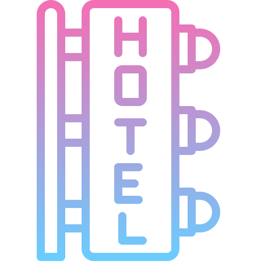 hotelbord Generic gradient outline icoon