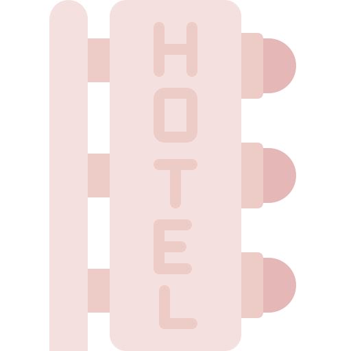 Hotel sign Generic color fill icon