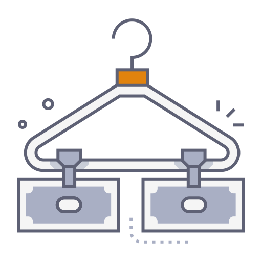 Money laundering Generic gradient lineal-color icon