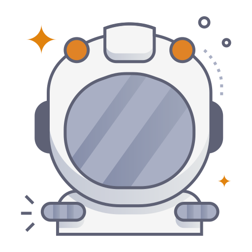astronaut Generic gradient lineal-color icon
