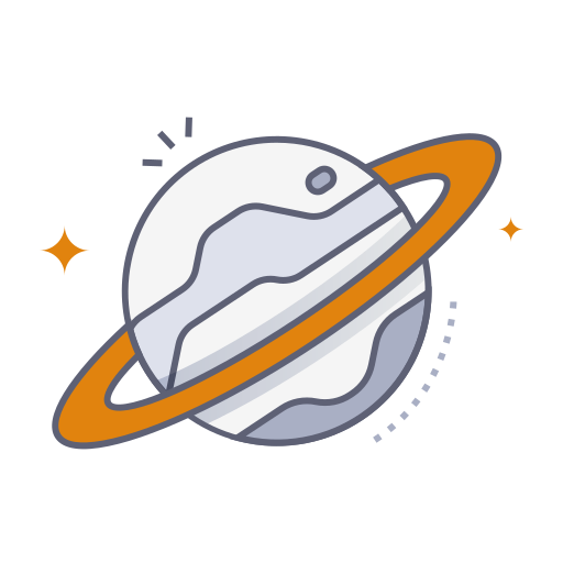 Saturnus Generic gradient lineal-color icon