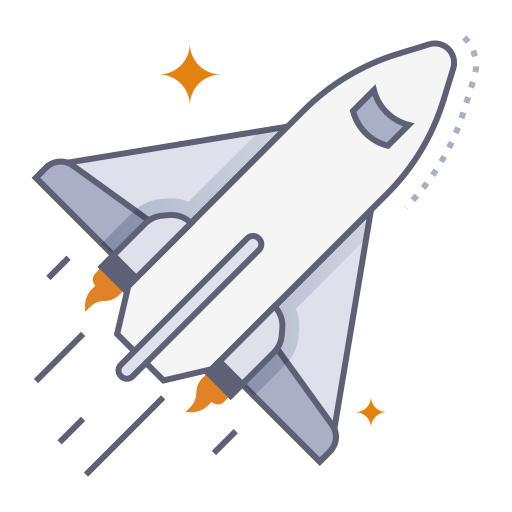 Space shuttle Generic gradient lineal-color icon