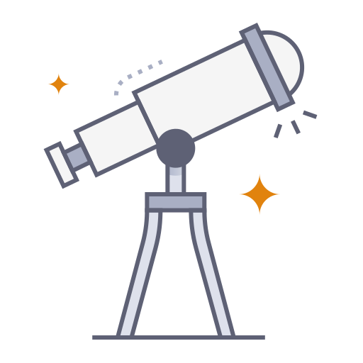 telescopio Generic gradient lineal-color icona