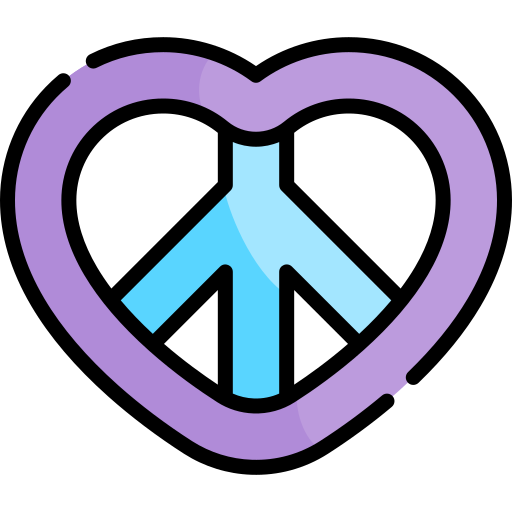 cuore Kawaii Lineal color icona