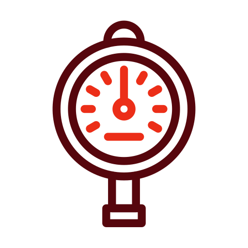Pressure meter Generic color outline icon