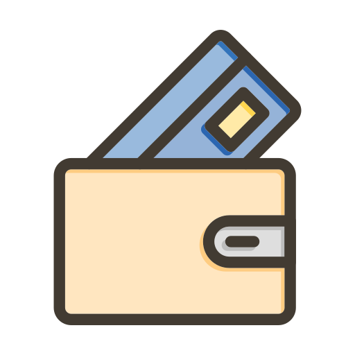portefeuille électronique Generic color lineal-color Icône