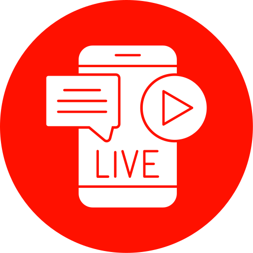 live-streaming Generic color fill icon