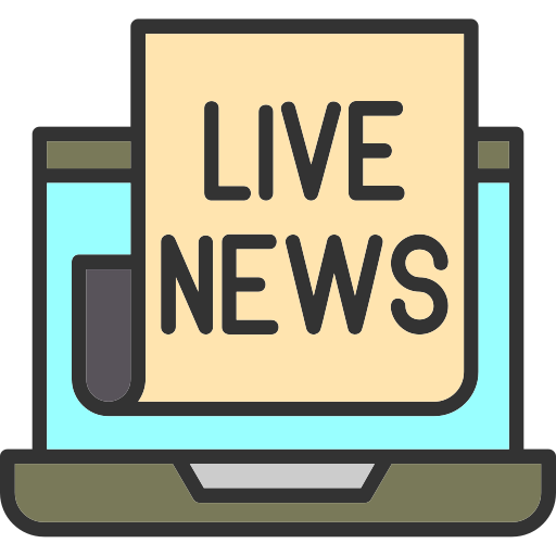Live news Generic color lineal-color icon