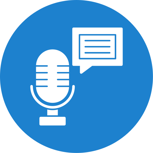 podcast Generic color fill icono