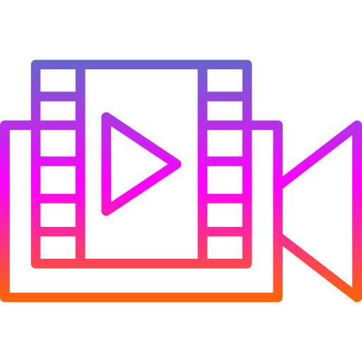 Video production Generic gradient outline icon