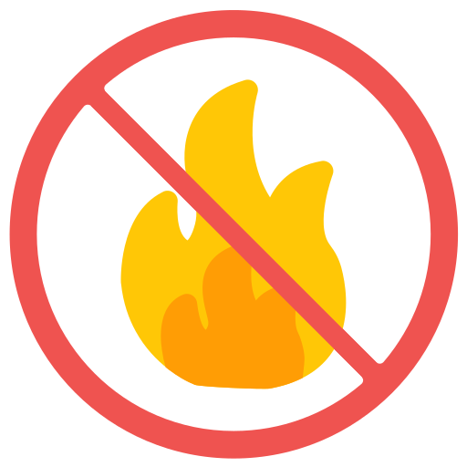 No fire Generic color fill icon