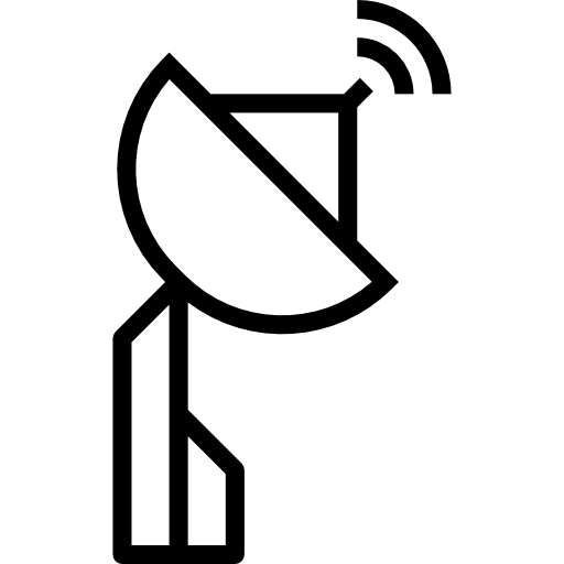 antena parabólica mynamepong Lineal icono