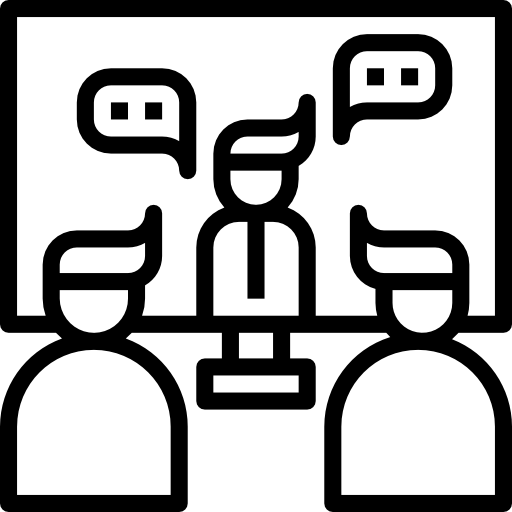 videollamada mynamepong Lineal icono