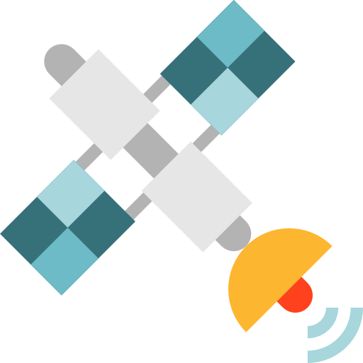 Satellite mynamepong Flat icon