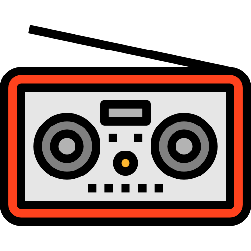 라디오 mynamepong Lineal Color icon