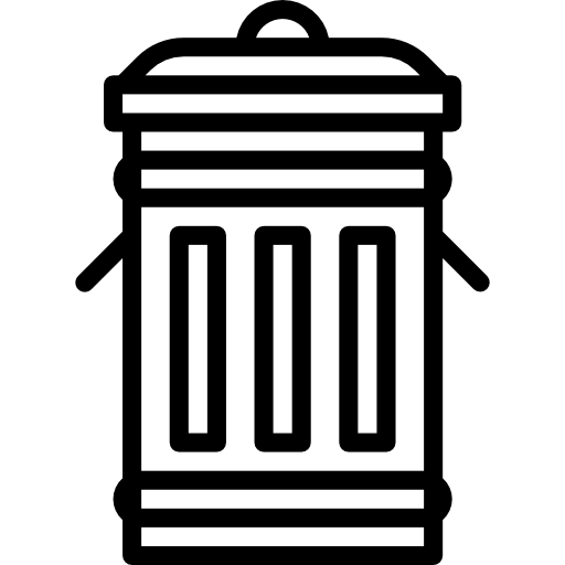 basura mynamepong Lineal icono
