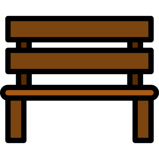 Bench mynamepong Lineal Color icon