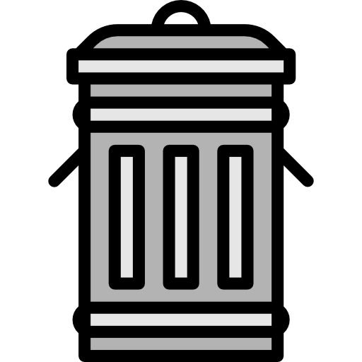 Trash mynamepong Lineal Color icon