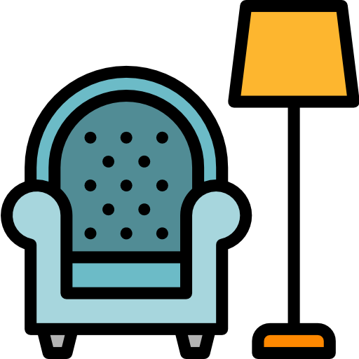 Armchair mynamepong Lineal Color icon