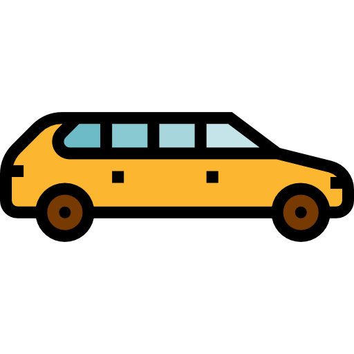 Limousine mynamepong Lineal Color icon