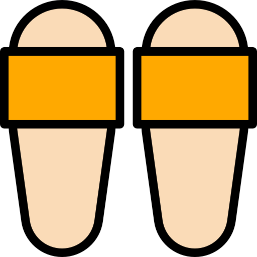 Slippers mynamepong Lineal Color icon