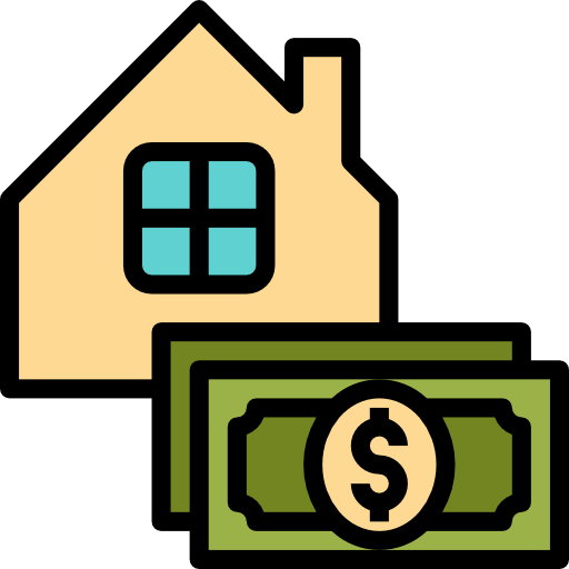 Mortgage mynamepong Lineal Color icon