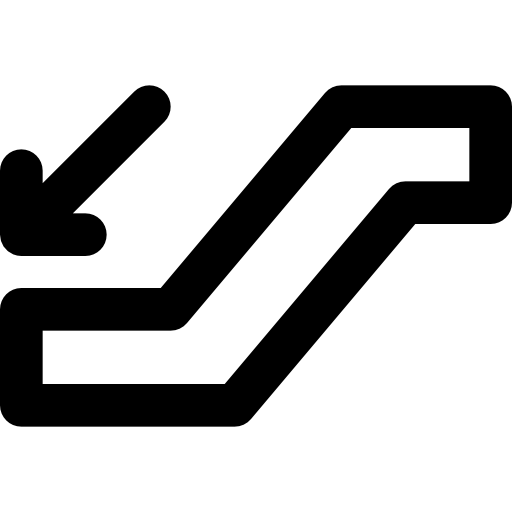 escalera mecánica bqlqn Lineal icono