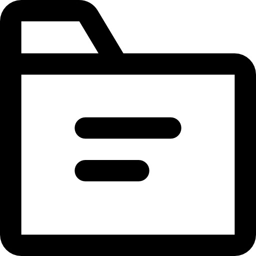 폴더 bqlqn Lineal icon