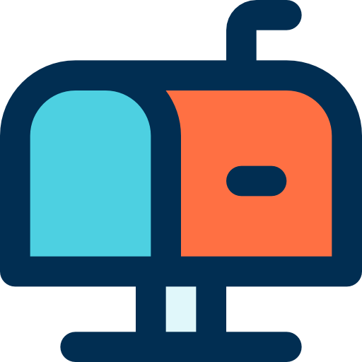 skrzynka pocztowa bqlqn Lineal Color ikona