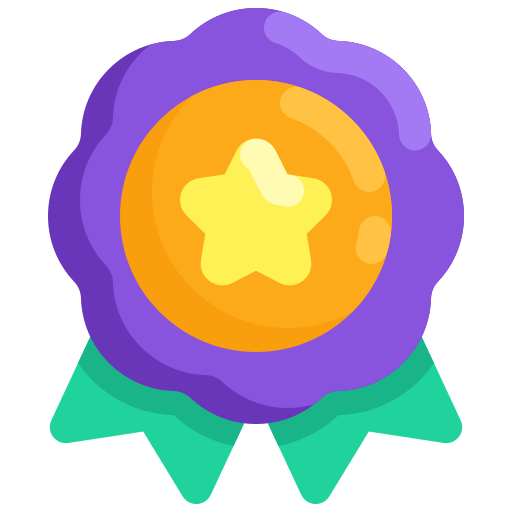 Award Generic color fill icon