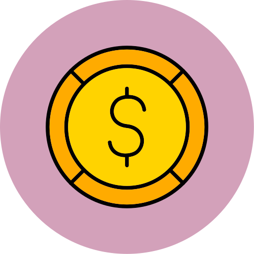 moeda Generic color lineal-color Ícone