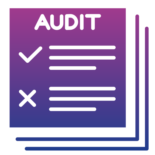 audit Generic gradient fill Icône