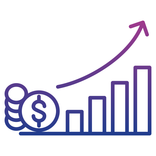 revenu Generic gradient outline Icône