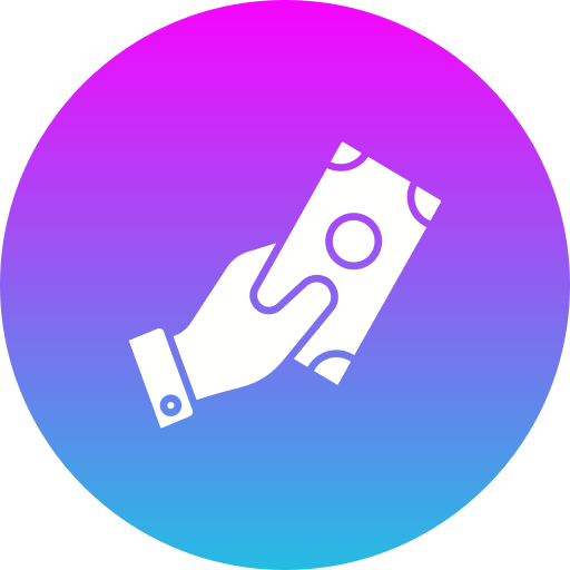 Give money Generic gradient fill icon